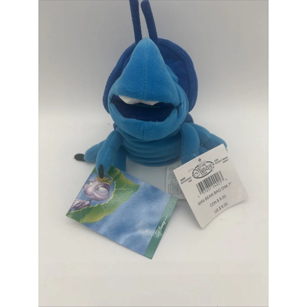 Vintage Disney Mini‎ Bean Bag Dim Beetle A Bugs Life 7